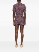 Gucci Bouclé Wool Short Jumpsuit