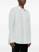 Forte Forte Chemise rayée en coton mélangé