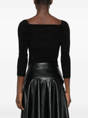 Norma Kamali Off Shoulder Bodysuit