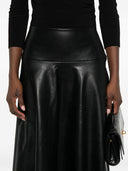 Norma Kamali Faux Leather Skirt