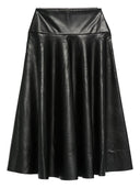 Norma Kamali Faux Leather Skirt
