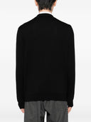 Maison Kitsune' Fox Head Wool Cardigan