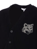 Maison Kitsune' wollen vest met V-hals