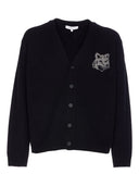 Maison Kitsune' wollen vest met V-hals