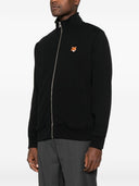 Maison Kitsune' Fox Head Cotton Zipped Sweatshirt