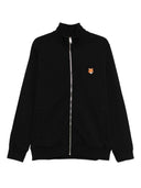 Maison Kitsune' Fox Head Cotton Zipped Sweatshirt