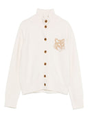 Maison Kitsune' Fox Head Wool Cardigan
