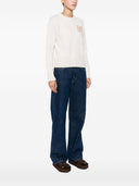Maison Kitsune' Fox Head Wool Crewneck Jumper
