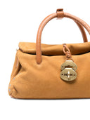 Zanellato Dotta Jones Small Suede Leather Handbag