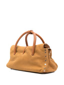 Zanellato Dotta Jones Small Suede Leather Handbag