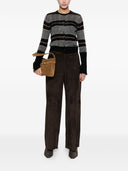 Via Masini 80 Leather Wide Leg Trousers