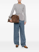 Emporio Armani jack met ronde hals en knopen