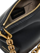 Emporio Armani liten Hobo-väska i läder