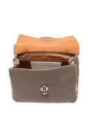 Zanellato Postina Tabacco Baby Leather Handbag