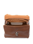 Zanellato Postina Tabacco Baby Leather Handbag
