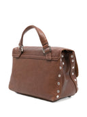 Zanellato Postina Tabacco Baby Leather Handbag