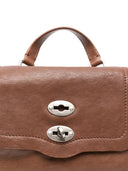Zanellato Postina Tabacco Baby Leather Handbag