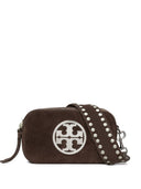 Tory Burch Miller 迷你绒面革皮革斜挎包