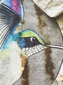 Talking Walls Printed Silk Foulard