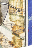 Talking Walls Printed Silk Foulard