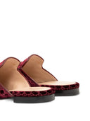 Gucci Princetown Velvet Tøfler