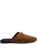 Gucci Gg Leather Slippers