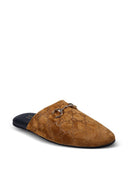 Gucci Gg Leather Slippers