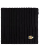 Gucci Cashmere And Wool Scarf With Gg Tag