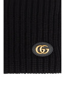 Gucci Cashmere And Wool Scarf With Gg Tag