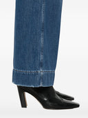 Semicouture Hayley Denim-Jeans mit weitem Bein