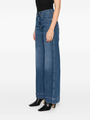 Semicouture Hayley Denim-Jeans mit weitem Bein