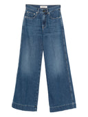 Semicouture Hayley Denim-Jeans mit weitem Bein