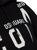 Dsquared2 Cotton Cropped Hoodie