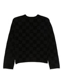 Emporio Armani Check Crewneck Sweater