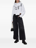 Dsquared2 Cotton Cropped Hoodie