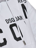 Dsquared2 Cotton Cropped Hoodie