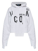 Dsquared2 Cotton Cropped Hoodie