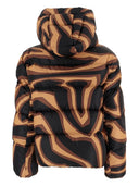 Pucci tryckt nylon dunjacka