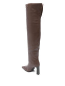 Giuseppe Zanotti Janiee Leather Heel Boots