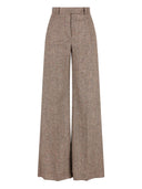 Valentino Wool Wide Leg Trousers