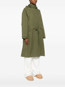 Closed Cotton And Nylon Parka Coat