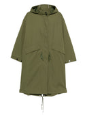 Closed Cotton And Nylon Parka Coat