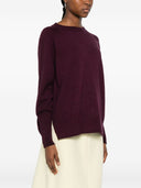 Jersey de lana base con cuello redondo