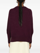 Jersey de lana base con cuello redondo