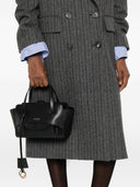 Hidesins Flap Small Leather Tote Bag