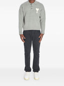 Ami Paris Ami De Coeur Wool Polo Shirt