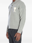 Ami Paris Ami De Coeur Wool Polo Shirt