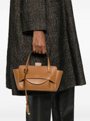 Hidesins Flap Small Leather Tote Bag