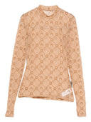 Marine Serre Monogram High Neck Top