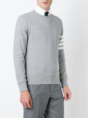 Thom Browne Baumwoll-Sweatshirt mit Rundhalsausschnitt